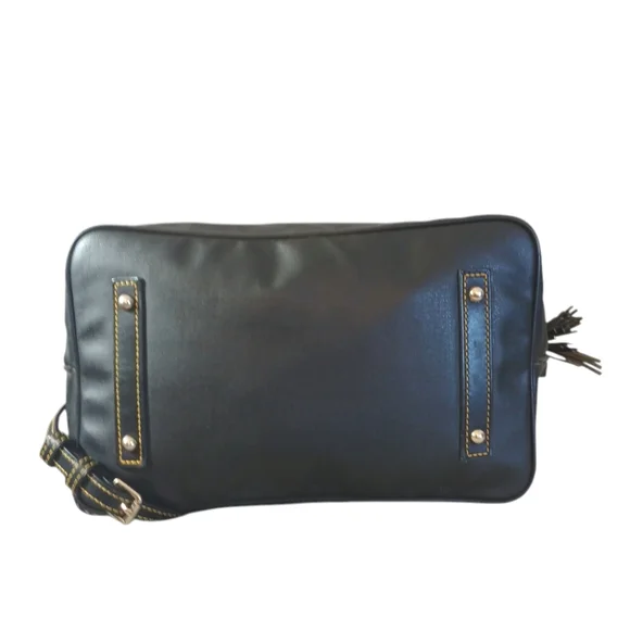 Dooney & Bourke Black Crossbody Satchel Shoulder Bag